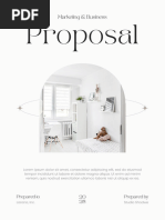 Clean Minimalist Marketing & Business Proposal PDF