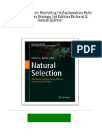 Where can buy Natural Selection: Revisiting its Explanatory Role in Evolutionary Biology 1st Edition Richard G. Delisle (Editor) ebook with cheap price