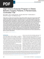 Obesity - 2012 - Shah - High Volume Exercise Program in Obese Bariatric Surgery Patients A Randomized Controlled Trial