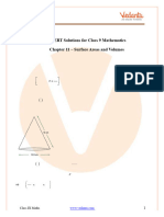 NCERT Solutions For Class 9 Maths Chapter 11 Surface Area and Volume PDF