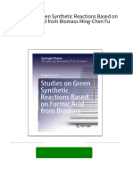 Immediate Download Studies On Green Synthetic Reactions Based On Formic Acid From Biomass Ming-Chen Fu Ebooks 2024