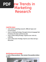 New Trends in Marketing Research 1