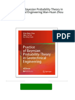 Download ebooks file Practice of Bayesian Probability Theory in Geotechnical Engineering Wan-Huan Zhou all chapters