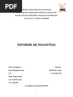 Informe Pasantias