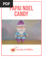 Molde Papai Noel Candy