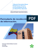 Formulario de Recolección