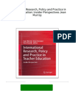 Instant Ebooks Textbook International Research, Policy and Practice in Teacher Education: Insider Perspectives Jean Murray Download All Chapters