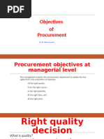 4.objectives of Procurement