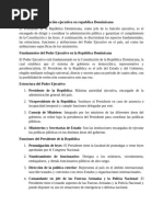 Presidente de La Función Ejecutiva en Republica Dominicana