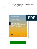 (FREE PDF Sample) Annual Report On The Development of PPP in China Tianyi Wang Ebooks