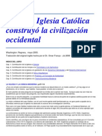 Thomas Woods - Cómo La Iglesia Católica Construyó La Civilización Occidental