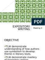 Expository Writing 1