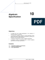 Algebraic Spec