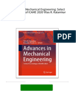 (Ebooks PDF) Download Advances in Mechanical Engineering: Select Proceedings of ICAME 2020 Vilas R. Kalamkar Full Chapters