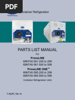 Parts List Manual: Container Refrigeration