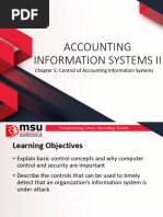 CHAPTER 5 - Controls of AIS