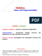 New Module-2 Inorganic and Organometallic Chem Fall-2022