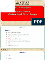 DLD Module 2-Combinatinal Circuit Design Lecture-4