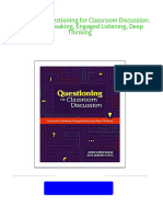 Instant download (eBook PDF) Questioning for Classroom Discussion: Purposeful Speaking, Engaged Listening, Deep Thinking pdf all chapter