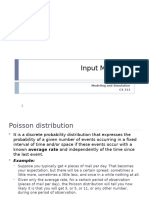 Input Modeling: Modeling and Simulation CS 313