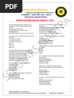 BIOMECHANICS TESTS With ANSWERS