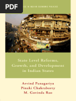 (Studies in Indian Economic Policies) Arvind Panagariya, Pinaki Chakraborty, M. Govinda Rao - State Level Reforms, Growth, and Development in Indian States-Oxford University Press (2014)