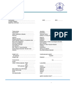 Medical Examination Form 2024-2025