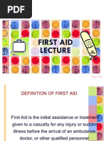 First Aid Lecture 1