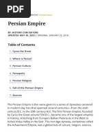 Persian Empire Map, Timeline & Founder - HISTORY