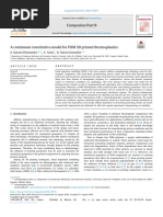 A Continuum Constitutive Model For FDM 3D Printed Thermoplastics