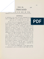 1812 - Peruano, EL - Tomo III, Nº46, 9 de Junio de 1812 - Defensa Ante La Censura de La Prensa