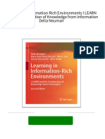 Full Download Learning in Information Rich Environments I LEARN and The Construction of Knowledge From Information Delia Neuman PDF