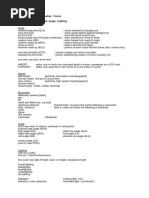 Film Terminology Guide