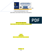 Atividade Prática - Disciplina de Estruturas de Concreto i