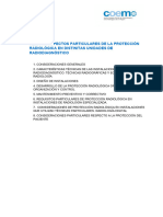 Tema 11: Aspectos Particulares de La Protección Radiológica en Distinitas Unidades de Radiodiagnóstico