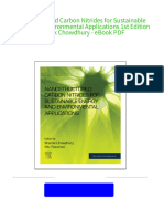 Download ebooks file Nanostructured Carbon Nitrides for Sustainable Energy and Environmental Applications 1st Edition Shamik Chowdhury - eBook PDF all chapters