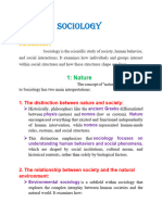 Introduction To Sociology Complete Notes