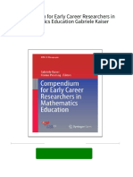 [Ebooks PDF] download Compendium for Early Career Researchers in Mathematics Education Gabriele Kaiser full chapters