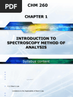 Chapter 1-Introduction To Spectroscopy Method of Analysis