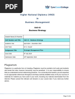 Unit 43 - Business Strategy (TCC HND Bus - April 2024 Cohort)