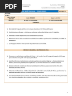 Pro Artes 1 Plan Anual 2024-2025