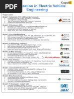 EV - Syllabus Brochure