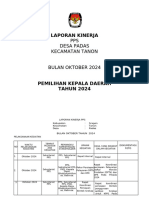 Laporan Kinerja Pps Padas Oktober