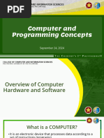 Computer and Programming Concepts