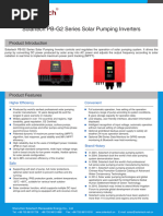 Solartech PB-G2 Series Solar Pumping Inverters: Product Introduction