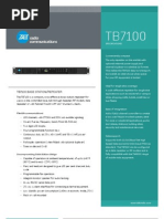 Tait Specifications TB7100 v2