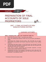 CA Foundation Accounting Chapter 7 Unit 1