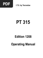 Edition 1208 Operating Manual: I.T.S. by Tecnodue