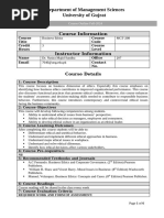 MGT-208 Course Outline