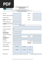 Formulario de Solicitud